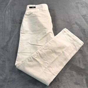 Slim-sation for Appleseed's Women's Cream Narrow Leg Pants Sz 10P 33x29 Corduroy